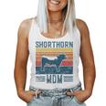 Best Cow Mom Vintage Cattle Shorthorn Women Tank Top