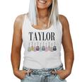 Boy Girl Groovy Taylor Personalized Name Birthday Bday Women Tank Top