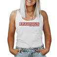 Brauhaus Party Hardware Store Craftsmen Drinking Beer Fun Tank Top Frauen