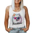 Cute & Pomeranian Pom Dog Mom Breed Portrait For Women Women Tank Top