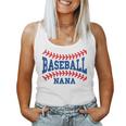 Cute Baseball Nana Laces Little League Grandma Women's Women Tank Top