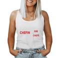 Damen Zwillingsmama Die Chefin Zwillinge Jungs Zwillings-Mama Tank Top Frauen