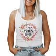 Floral 70 Years Old 70Th Birthday 70 Years Loved Women Tank Top