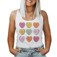 Candy Valentines Day Hearts Retro Trendy Girls Women Tank Top