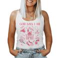 God Says I Am Princess Lover Girl Christian Women Tank Top