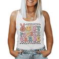 Groovy Last Day Of School 4Th Grade Peace Out Fourth Grade Women Tank Top
