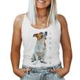 Jack Russell Terrier Mama Papa Damen Herren Kinder Liebe Hund Tank Top Frauen