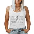 La Ciencia Es Real Regalos De Astronomía Hombres Es 1 Camiseta sin mangas para mujer