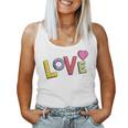 Love Überall Sogar Auf Liebe Süß Mama Papa Raglan Tank Top Frauen