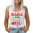 Mama Of The Sweet One Strawberry Summer First Birthday Women Tank Top