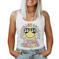 Peace Out Third Grade Retro Smile Last Day Of School 2024 Women Tank Top