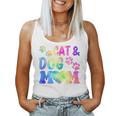 Pet Cat Mom Dog Mom Mother's Day Fur Mama Mommy Pet Lover Women Tank Top