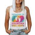 Promoted To Grandma 2024 Great Grandma 2024 Vintage Retro Women Tank Top