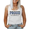 Proud Mom Blue Line Police Officer Mom Women Tank Top