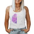 Purple Up Military Child Sunflower Military Brats Month Women Tank Top