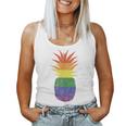 Rainbow Pride Pineapple Lgbt Lesbian Gay Bi Homosexual Women Tank Top
