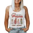 Retro Christmas Labor And Delivery Nurse Mother Baby Nurse Women Tank Top