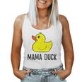 Rubber Duck Mom Mama Duck Women Tank Top