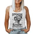 Skeleton Expensive Difficult And Talks Back Mother's Women Tank Top