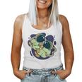 Twin Baby Space Astronaut Helmet Women Tank Top