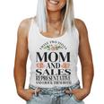 I Have Two Titles Mom And Sales Representative Mother's Day Women Tank Top