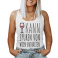 Women's Kann Trace Of Wein Tank Top Frauen