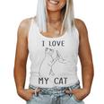 Women's I Love My Cat Tank Top Frauen