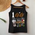 100 Days Of Coffee 100Th Day Of School For Teacher Student Women Tank Top Unique Gifts