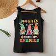 100Th Day Of School Gnome Teacher Student 100 Days Smarter Women Tank Top Funny Gifts