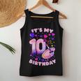 10Th Birthday Girl 10 Years Painting Art Number 10 Women Tank Top Funny Gifts