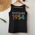 1954 Vintage 1954 For Made Born In 1954 Women Tank Top Unique Gifts