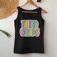3Rd Grade Back To School Third Grade Teacher Dalmatian Dots Women Tank Top Personalized Gifts