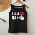 I Am 49 1 Middle Finger & Lips 50Th Birthday Girls Women Tank Top Funny Gifts