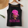 African American Afro Blessed To Be Called Mom Women Tank Top Personalized Gifts