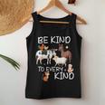 Animal Love Vegetarian Vegan Be Kind To Every Kind Women Tank Top Unique Gifts