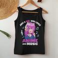 Anime Girl Just A Girl Who Loves Anime And Music Women Tank Top Unique Gifts