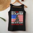 My Aunt Is A Soldier Hero Proud Army Niece Military Family Women Tank Top Unique Gifts