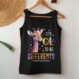 Autism Awareness Cute Giraffe Animal It's Ok To Be Different Women Tank Top Funny Gifts