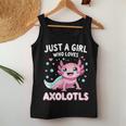 Axolotl Kawaii Just A Girl Who Loves Axolotls Women Tank Top Unique Gifts