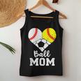 Ball Mom Baseball Softball Soccer Mom Women Tank Top Unique Gifts