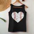 Baseball Heart Sports Player Coach Fan Girls Women Tank Top Unique Gifts