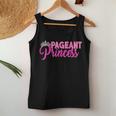 Beauty Pageant Princess Glitz Daughter Mom Pink Crown Women Tank Top Unique Gifts