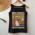 Beer Formte Diesen Körper Beer Drinker Beer Lovers Saying Tank Top Frauen Lustige Geschenke