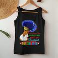 Black Afro American Autism Awareness Mom Rainbow For Women Women Tank Top Unique Gifts