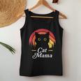 Black Cat Mom Mama Retro Wildlife Happy Mother's Day 2024 Women Tank Top Funny Gifts
