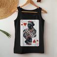 Black Queen Of Hearts Card Deck Game Proud Black Woman Women Tank Top Personalized Gifts