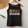 Black Teacher African American Education Black History Month Women Tank Top Unique Gifts