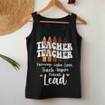 Black Teacher Melanin Crayons Black History Month Teacher Women Tank Top Personalized Gifts