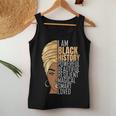 I Am Black History Powerful Girls Black History Month Women Tank Top Funny Gifts