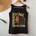 I Am Black Woman African American Black History Month Women Tank Top Funny Gifts